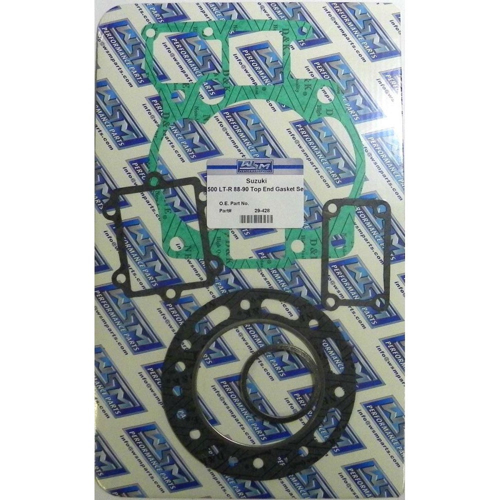 WSM Top End Gasket Kit For Suzuki 500 Quadracer 88-90 29-428