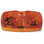 Peterson V138A  Clearance Light Two Bulb Amber