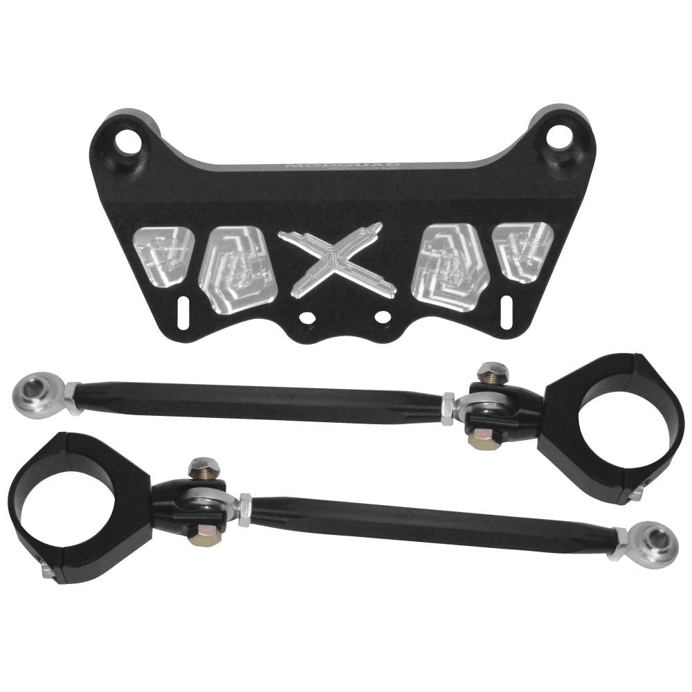 Modquad Front Upper Shock Mount and Brace Kit For Can-Am Maverick X3 900 X rs Turbo R 2017-2020 Black