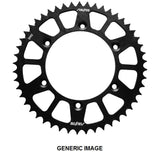 Works Triplestar Rear Alum Sprocket Black 51T OFFROAD SUZUKI YZ450F 2006-2009