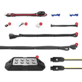 XK Glow App-Controlled 8 Piece Rock Pod Lights Rock Lights Black - XK-ROCK-ADV