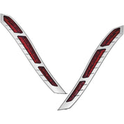 Kuryakyn LED Rear Fender Chrome Strip Lights 2898