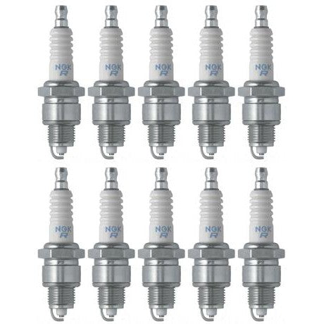 Set of 10 NGK Standard Spark Plugs for Yamaha YW50 2005-2002 Engine 50cc