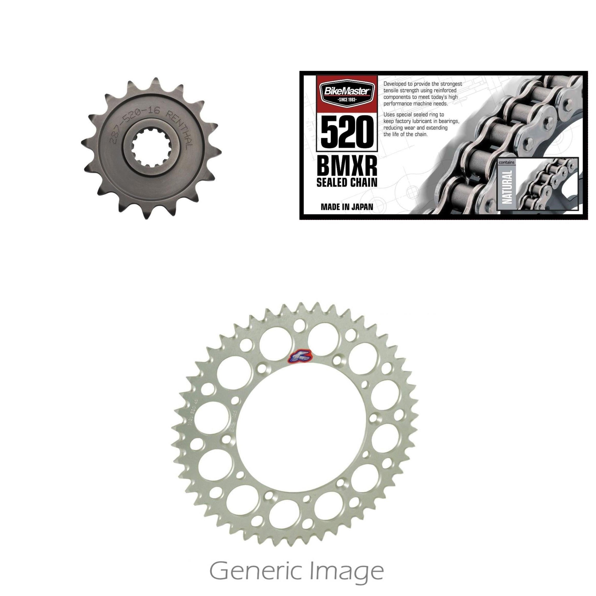 520 BMXR Chain, Front ST & Rear Alum Sprocket Kit KAWASAKI Ninja ZX-6R 2013-2016