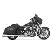 Vance And Hines Monster Round Slip On Exhaust 4in Chrome For Monster Round With FuelPak FPC