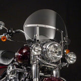 National Cycle Clear SwitchBlade Chopped Quick Release Windshield With Mount Kit, Covered Forks