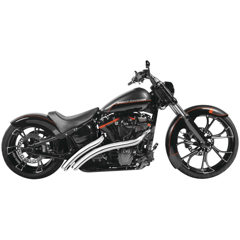 Freedom Performance Radical Radius Crossover Exhaust with Star Tips Chrome - HD01188
