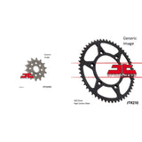 Kit de piñones de acero delanteros y traseros para todoterreno HONDA CRF250X 2004-2015