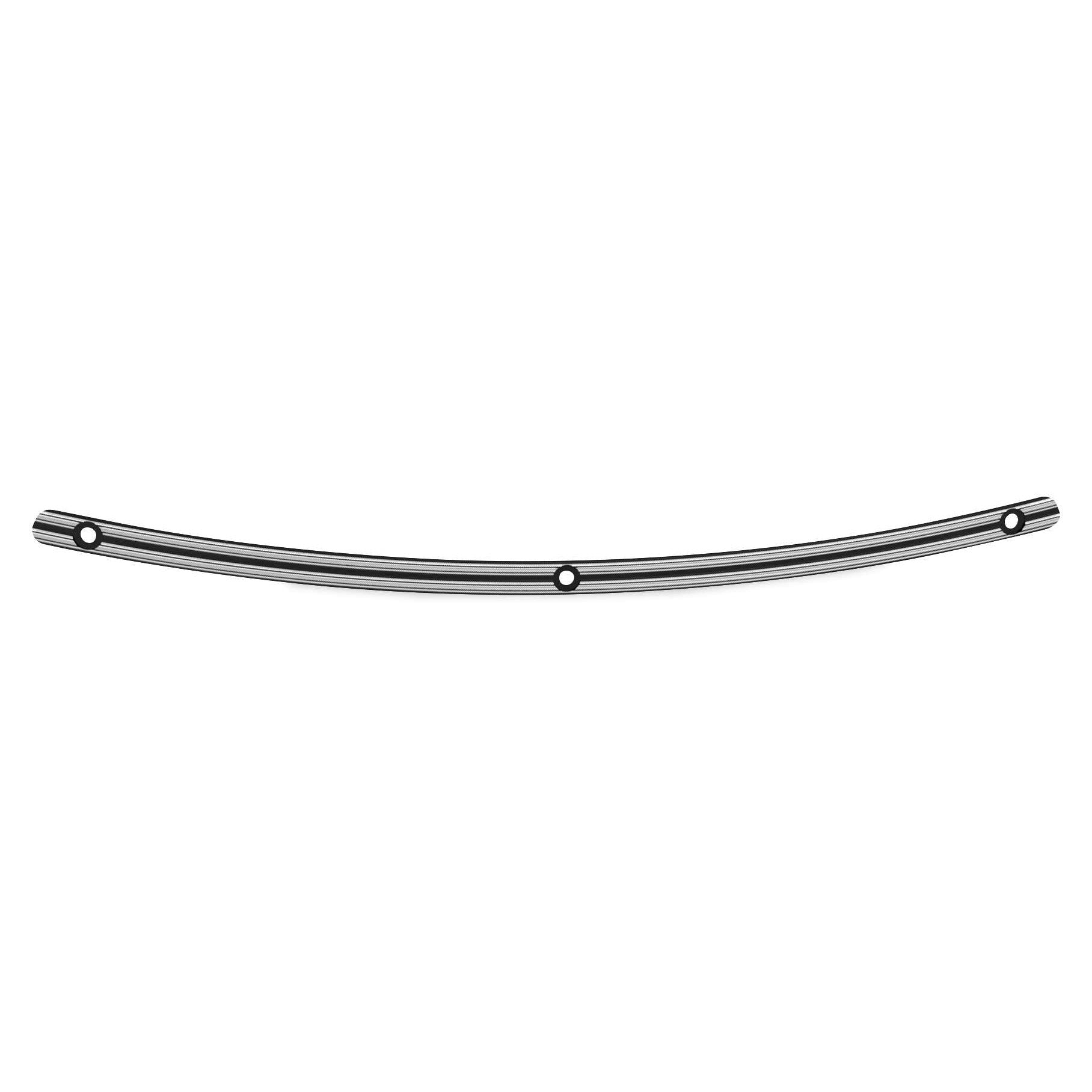 Arlen Ness Black 10 Gauge Billet Windshield Trim for Harley FLH/T Batwing 96-13