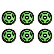 Front & Mid Rail Neon Green Idler Wheels ARCTIC CAT Mountain Cat 600 EFI 2001