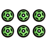 Front & Mid Rail Neon Green Idler Wheels ARCTIC CAT Mountain Cat 600 EFI 2001