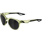 100% Campo Sunglasses Matte Translucent Olive Slate with Black Mirror Lens - 61026-296-61