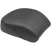 Mustang Wide Tripper Rear Passenger Smooth Seat Black 75213
