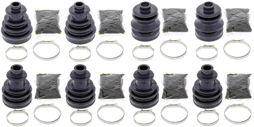 Complete Front & Rear Inner & Outer CV Boot Repair Kit Polaris RZR 800 2008-2010