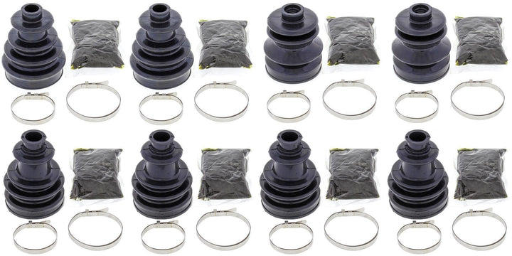 Complete Front & Rear Inner & Outer CV Boot Repair Kit Polaris RZR 800 2008-2010
