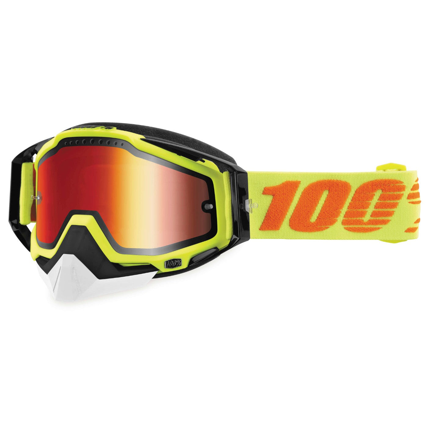 100% Gen1 Racecraft Snow Goggles Attack with Red Lens - 50113-026-02