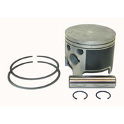 WSM Piston Kit For Mercury / Mariner 175 - 250 Hp 2.5L Sport Jet 97-06 Port .010 Over