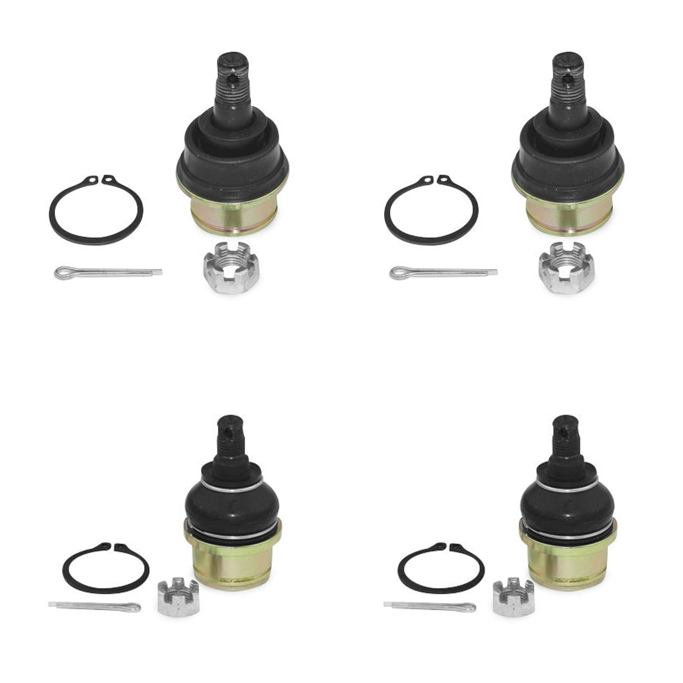 QUADBOSS Complete Ball Joint Lower and Upper Kit for Honda TRX350FE 2000-2006