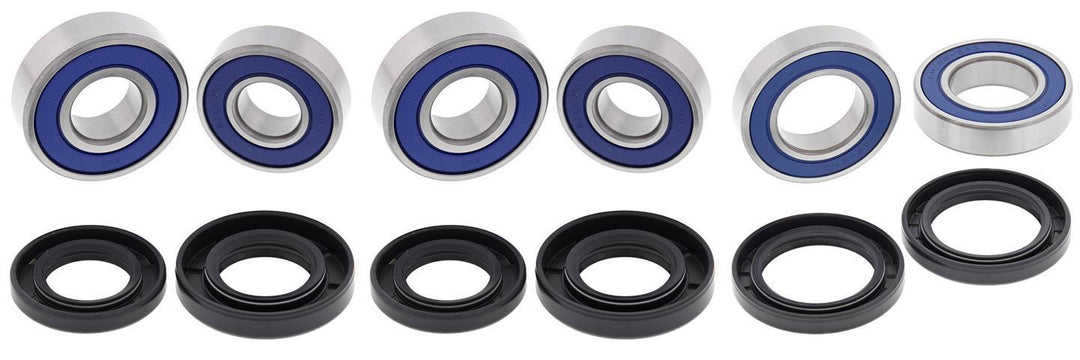 Complete Bearing Kit for Front and Rear Wheels fit Suzuki LT-A50 02-05