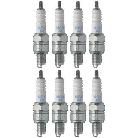 Set of 8 NGK Standard Spark Plugs for Kawasaki KLX110 2014-2002 Engine 110cc