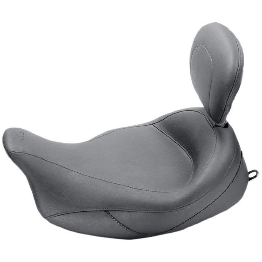 Harley FLHX Street Glide 2008-2015 Vintage Super Solo Seat with Backrest Mustang