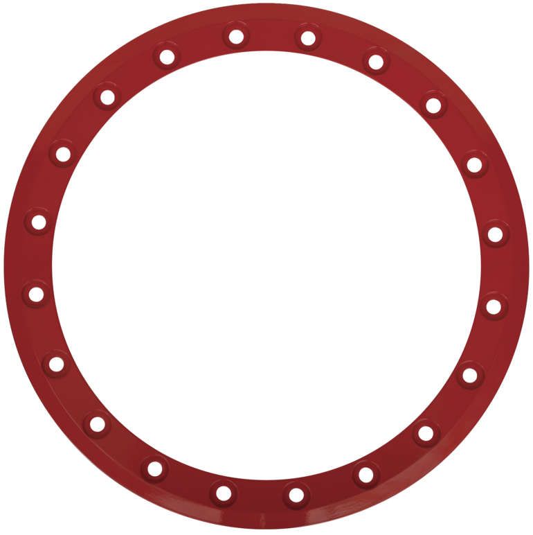 Anillos de bloqueo de cuentas SB-3 de 15" rojos System 3 15S3RING-130