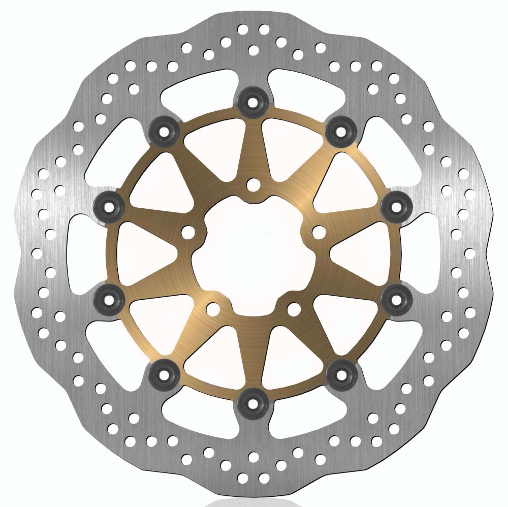 BikeMaster Brake Rotor For Suzuki GSX1400 2002-2007 Contour Front Silver