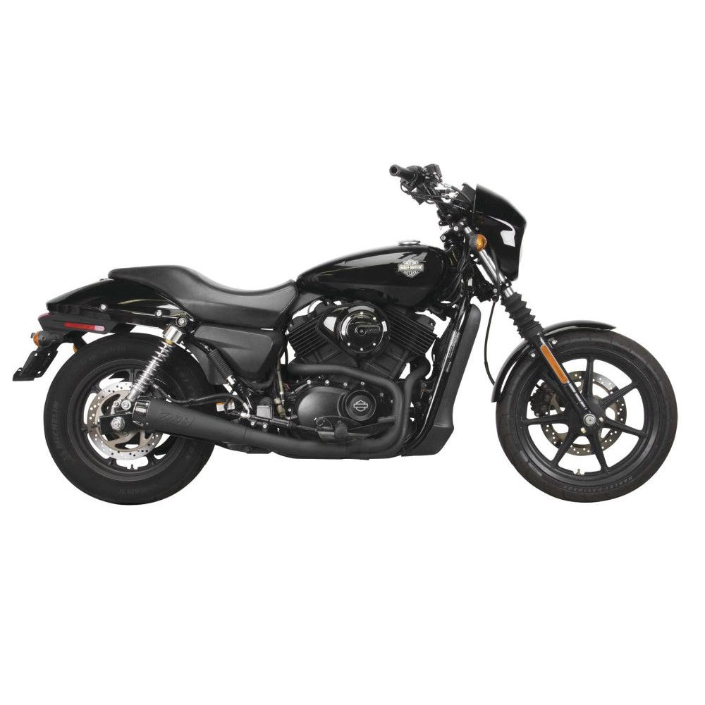 Two Brothers Racing 2-Into-1 Comp-S Exhaust Black with Carbon Fiber Tip
