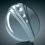 KURYAKYN CHROME DECO GAS CAP 1982-2017 HARLEY DAVIDSON SCREW TYPE GAS TANKS 7280