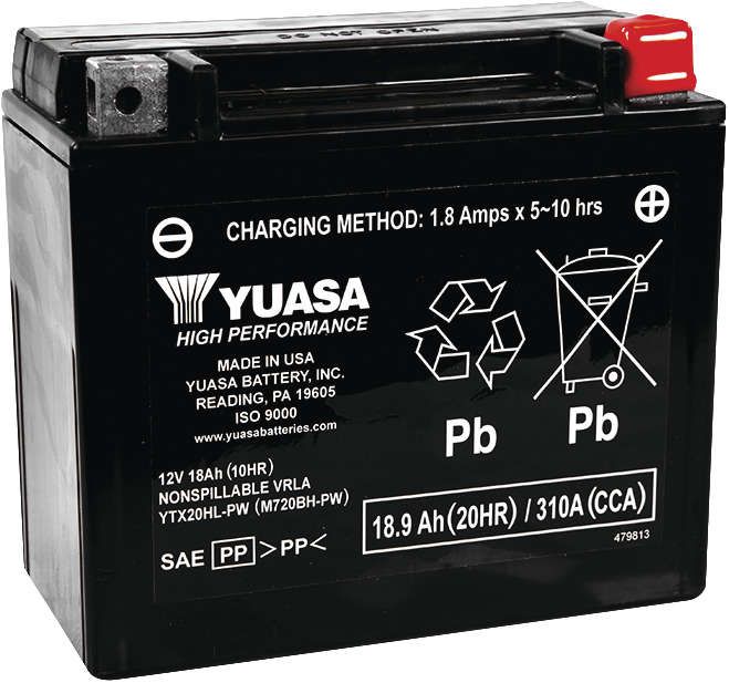 Yuasa GRT/YTZ Battery - YUAM720BH-PW