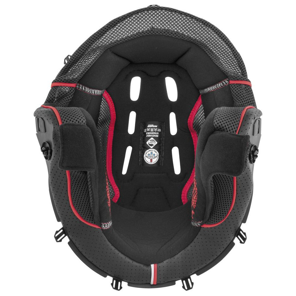 Nolan N40-5 Replacement Parts Liner, XS Black/Red