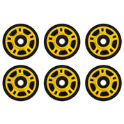 Front & Mid Rail Yellow Idler Wheels Kit ARCTIC CAT ZL 550 Carb./EFI 2002-2003