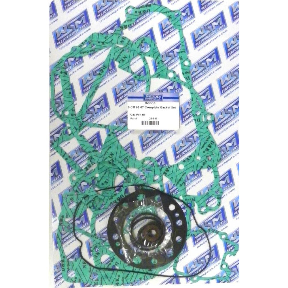 WSM Complete Gasket Kit For Honda 250 CR 05-07 25-648