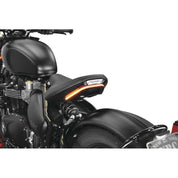 New Rage Cycles Side License Plate Mount Black - BOBBER-FE-SIDE