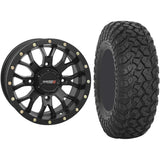 Set of 2 Mounted Wheel and Tire Kit Wheel: 15x7 6+1 4/156 Tire: 33x9.5-15 8 Ply