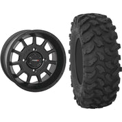 Set of 2 Mounted Wheel and Tire Kit Wheel: 14x7 4+3 4/137 Tire: 30x10-14 8 Ply