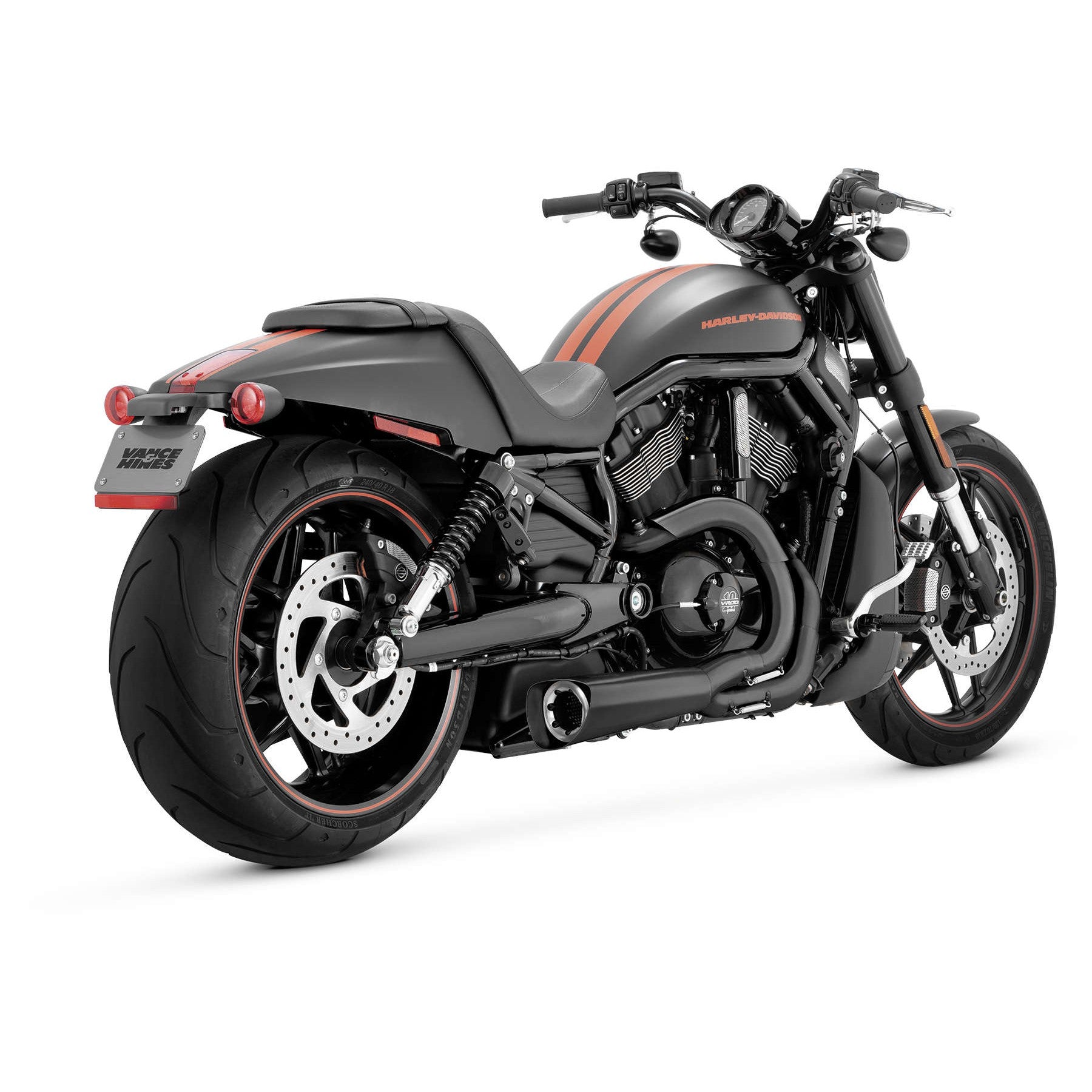 Vance & Hines 75-113-9 Competition Series 2-Into-1 Exhaust System Black