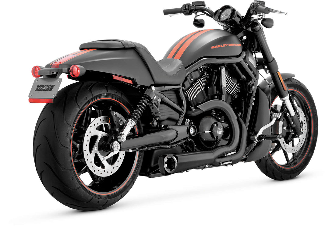 Vance & Hines 75-113-9 Competition Series 2-Into-1 Exhaust System Black