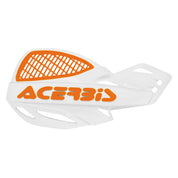 Acerbis White/Orange Uniko Vented Handguards - 2072671088