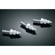 KURYAKYN CHRME WINDSHIELD MOUNT SPIKES FOR 1996-2013 HARLEY BATWING FAIRING 1369