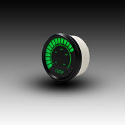 Intellitronix Water Temperature LED Analog Bargraph Gauge in Black Bezel - Green