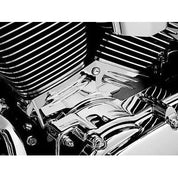 Harley FXSTDI Softail Deuce 2001-2006Cylinder Base Side Cover Chrome by Kuryakyn