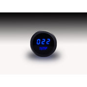Intellitronix Water Temperature LED Digital Gauge in Black Bezel - Blue