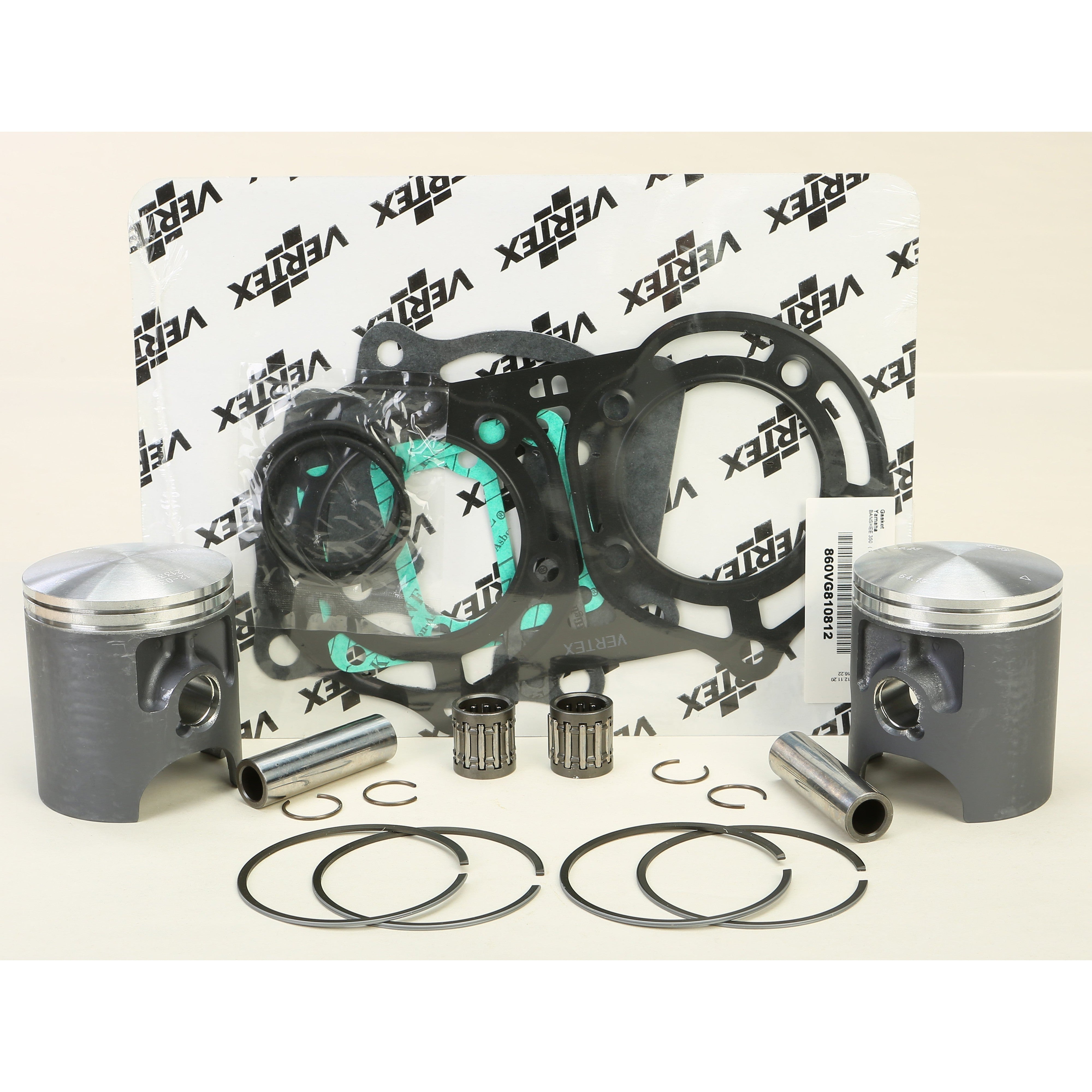 Vertex Top End Piston Kit Partno. VTK22568025