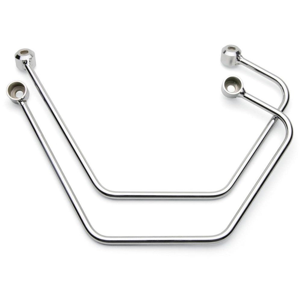 Cobra Saddlebag Supports Chrome - 02-6345
