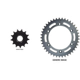 SUNSTAR Front and Rear Steel Sprocket Kit for OFFROAD SUZUKI DRZ400 S 2000-2015