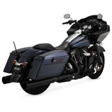 Escape deslizante Vance & Hines Oversized 450 de 4,5 pulgadas, negro, para Destroyer con Fuelpak FP3