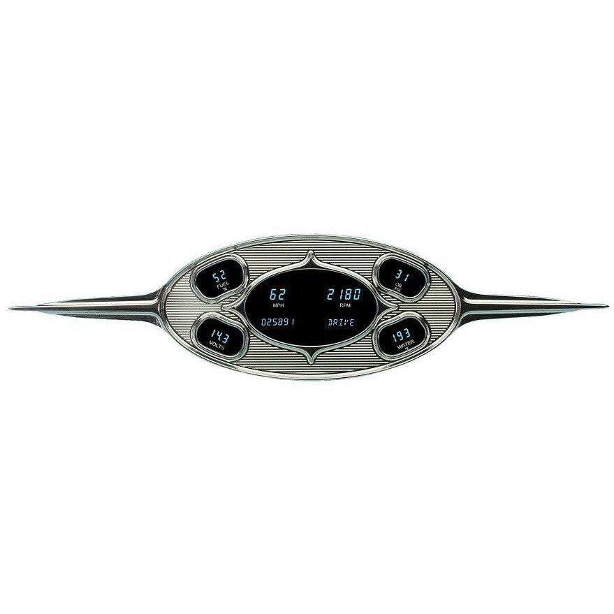 Dakota Digital Universal 5 Hole RetroTech Gauges System Kit With Wings RET-2000