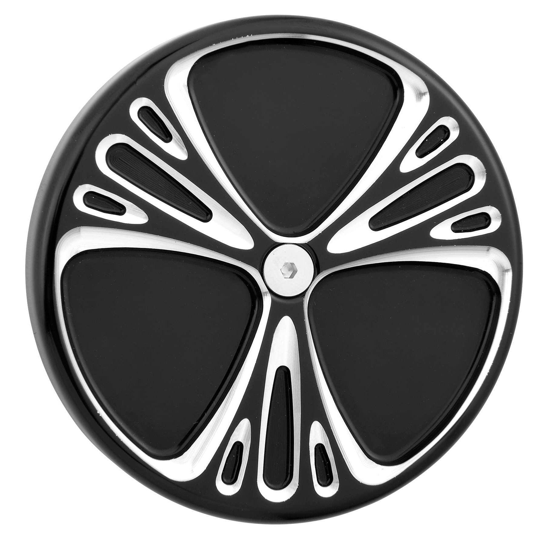 Arlen Ness Tech Black Deep Cut Points Ignition Timing Cover Harley Twin Cam New