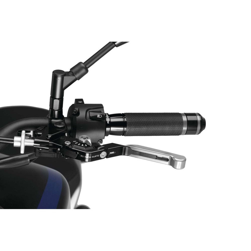 Puig 3.0 Clutch Lever Extendable Foldable Black/Silver - 24PNP